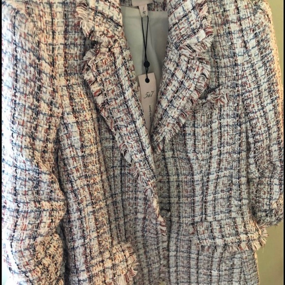 *NEW* Cinq A Sept Boucle Khloe Blazer - Picture 1 of 4